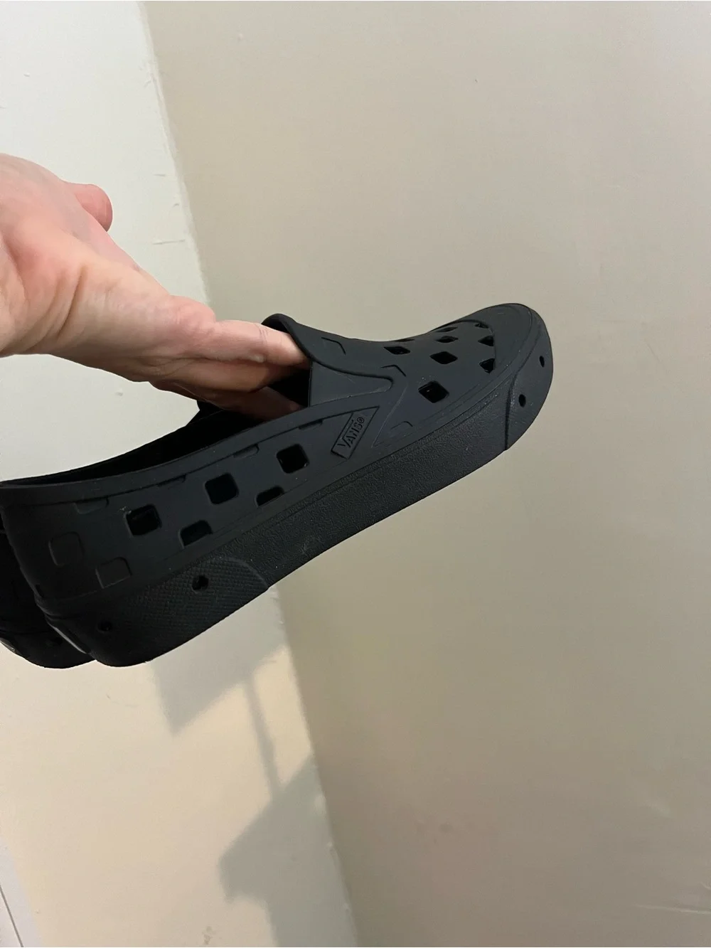 Vans TRK Womens Black Slip-On Water-Friendly Shoe 7